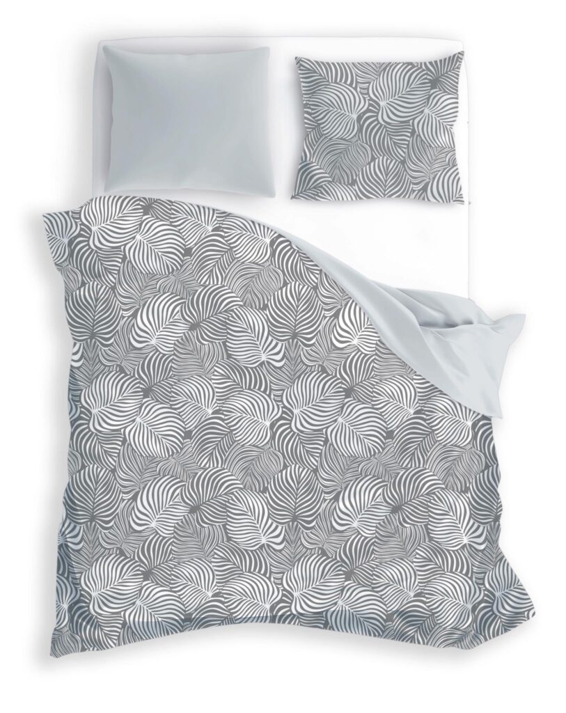 Stylish Grey Patterned Bedding Set – Modern Elegance for Your Bedroom