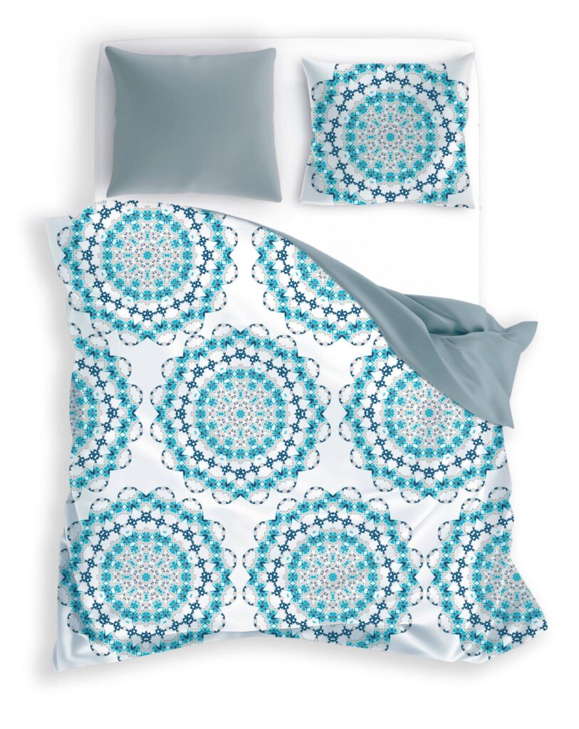 Blue Mandala Cotton Bedding Set – Cozy & Stylish Sleep