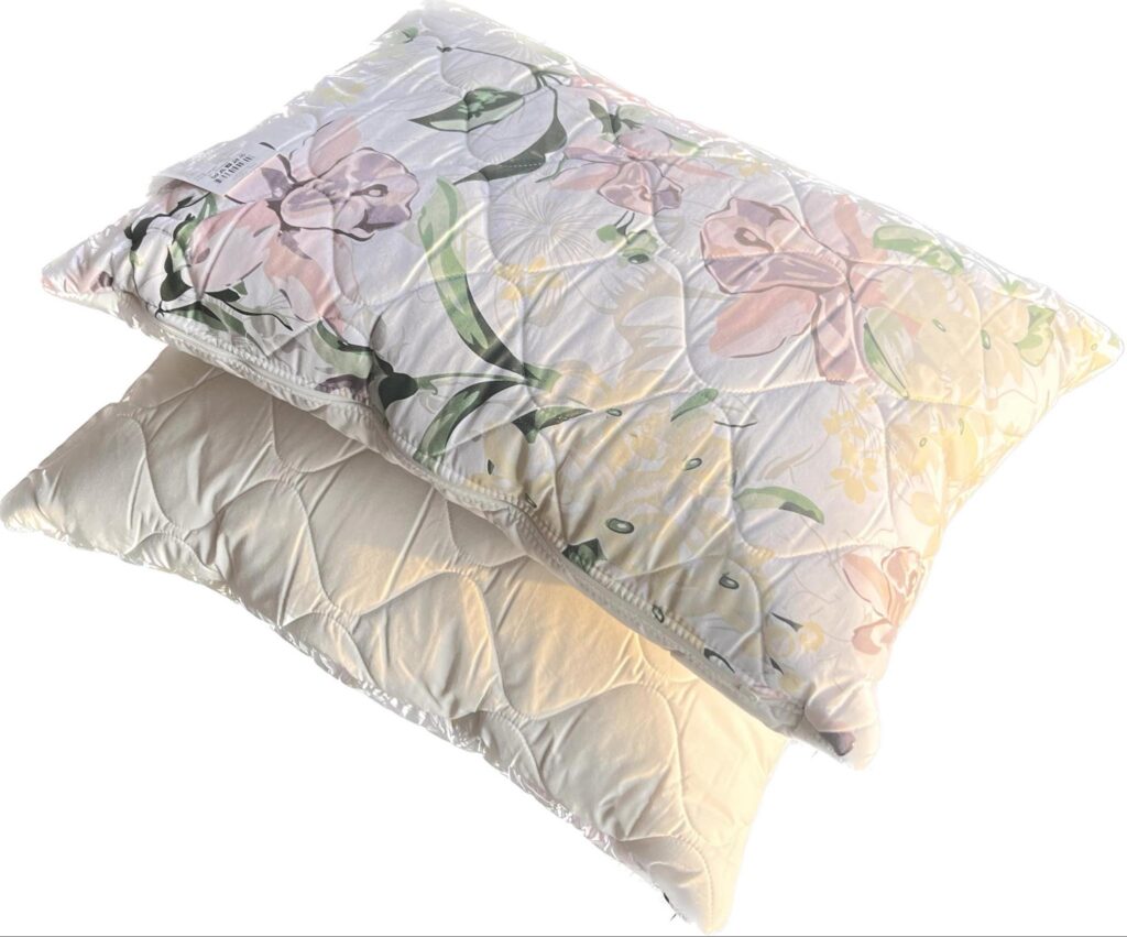 MERKYS Plush Floral Wool Pillow | Natural Comfort & Elegance