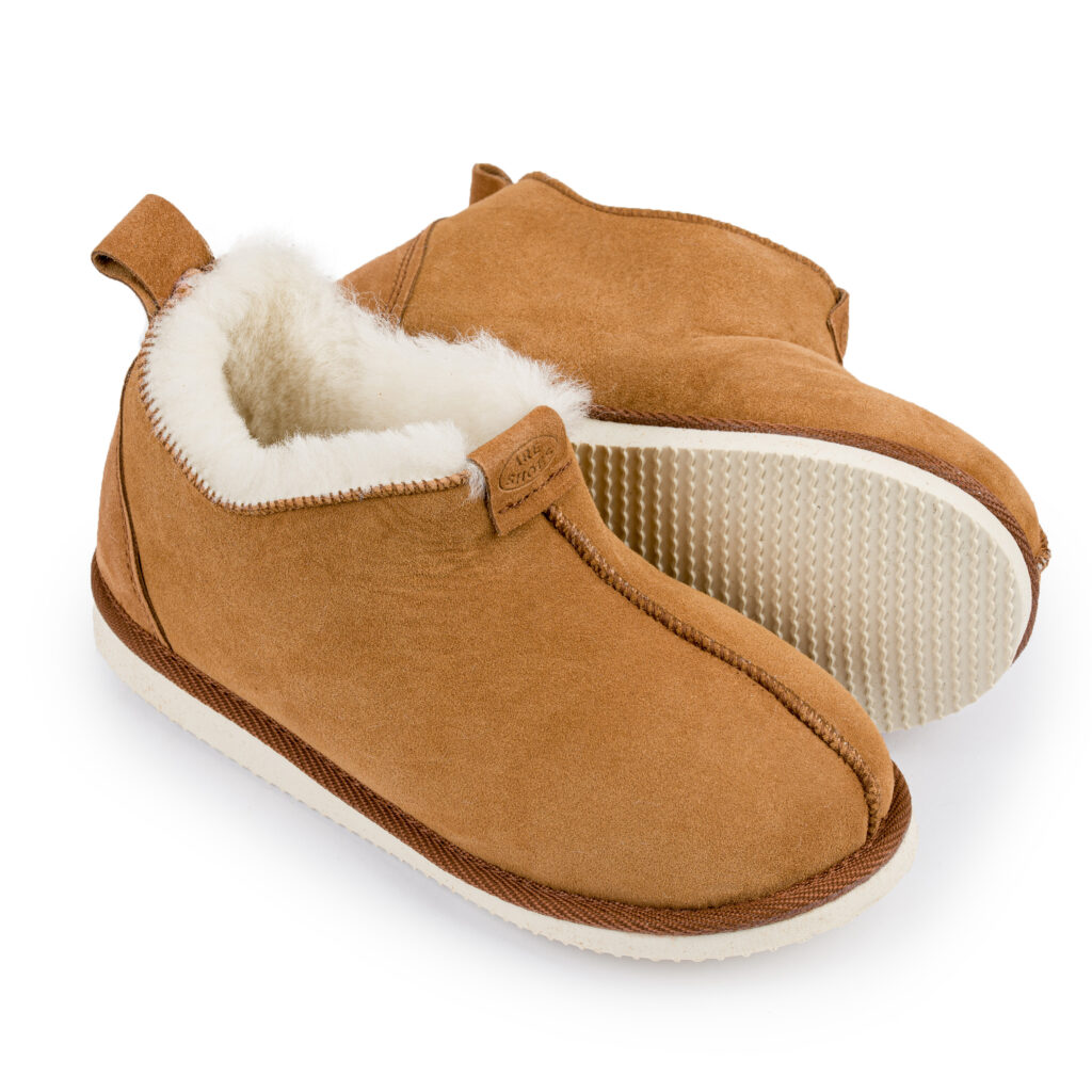 Ultimate Comfort Sheepskin Suede Slippers – Cozy Style for Women