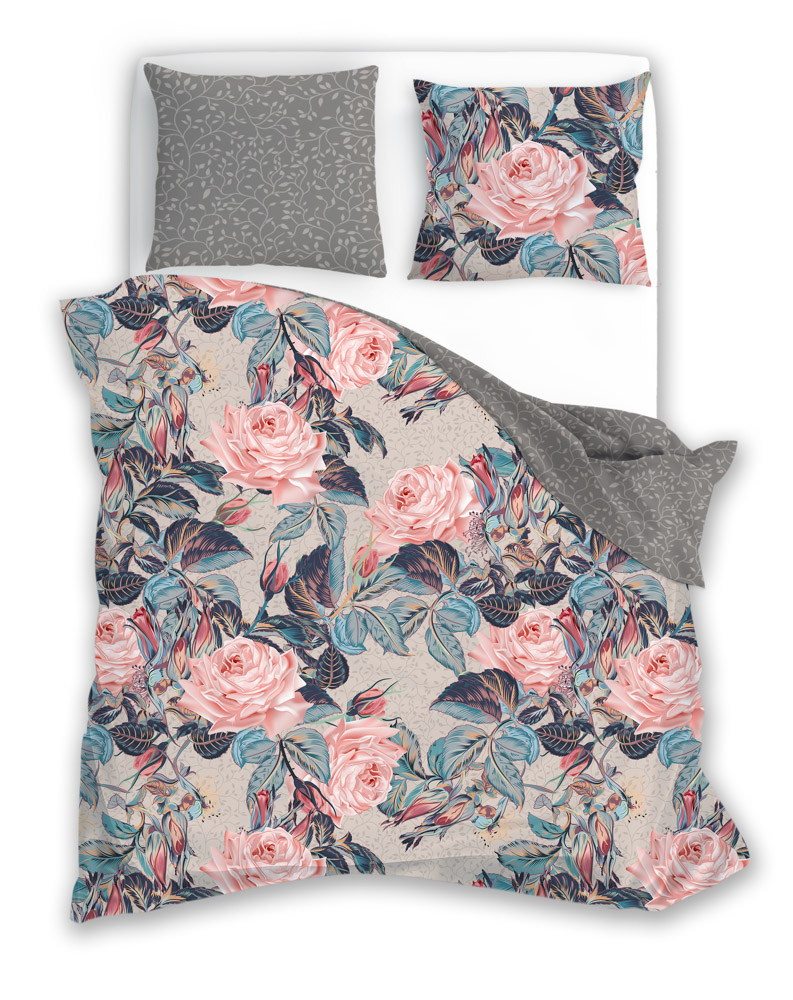 Luxurious ROSES Cotton Bedding Set - Elegant Comfort Redefined