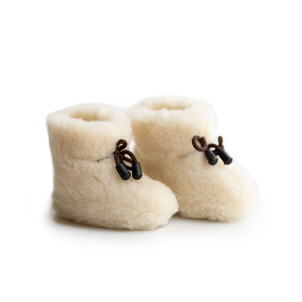BALTI Merino Wool Baby Booties - Cozy & Warm for Little Feet