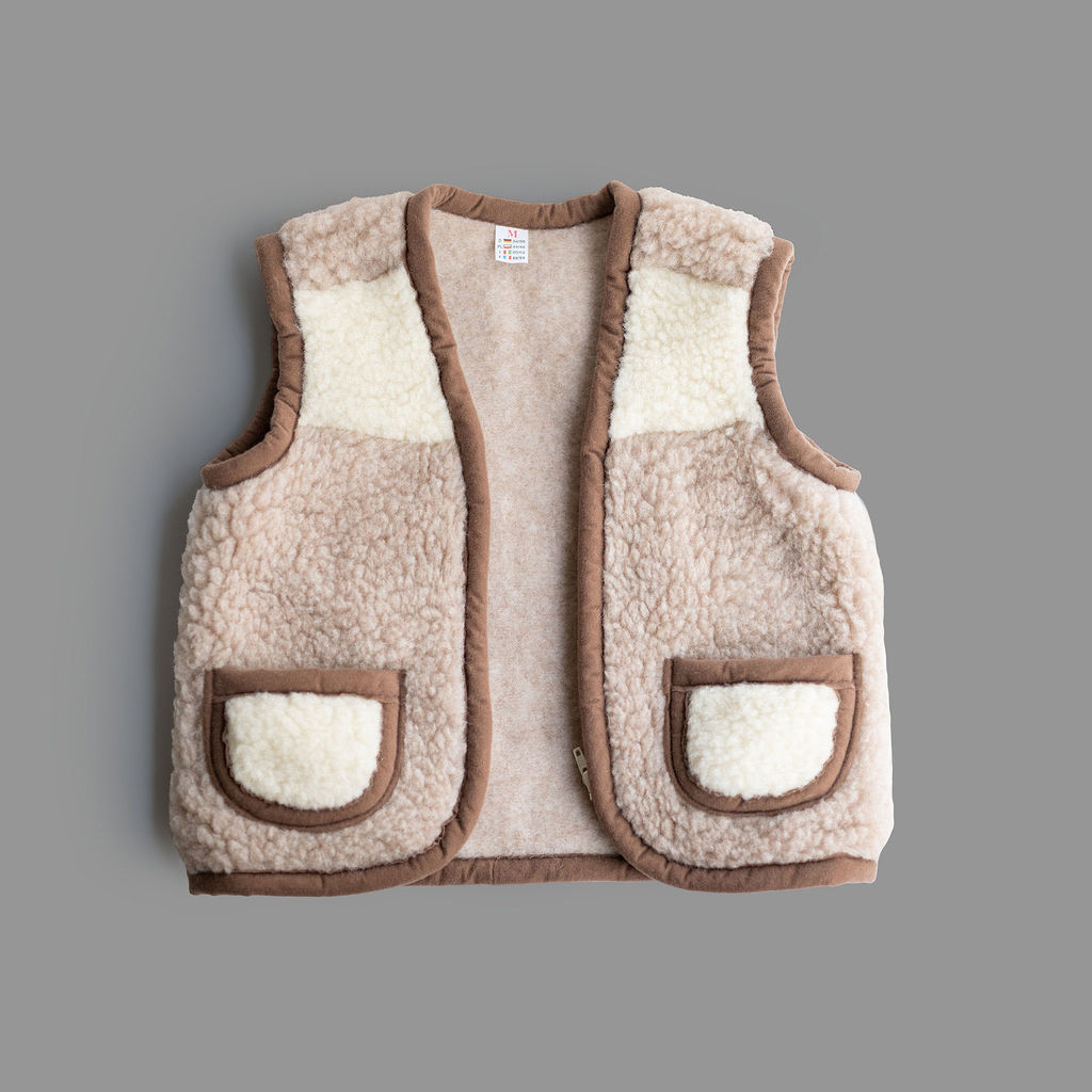 Merino Wool Waistcoat for Kids – Warm, Cozy & Stylish