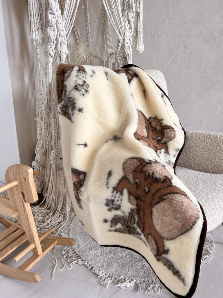 Comfort Kids Blanket - Adorable Animal Design, Soft & Hypoallergenic