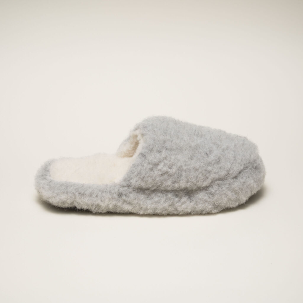 WOOLLAND natural merino wool slippers Cinderella