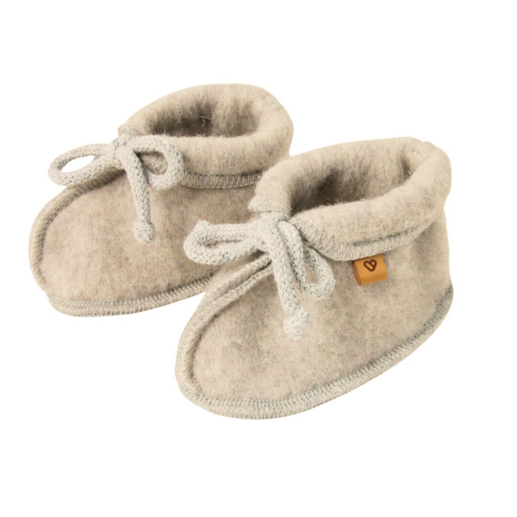 Zaffiro children's light coloured fleece boots