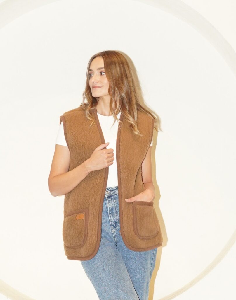 Unisex wool waistcoat ''Unisex''