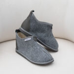 WoolLando natural wool boots GREY