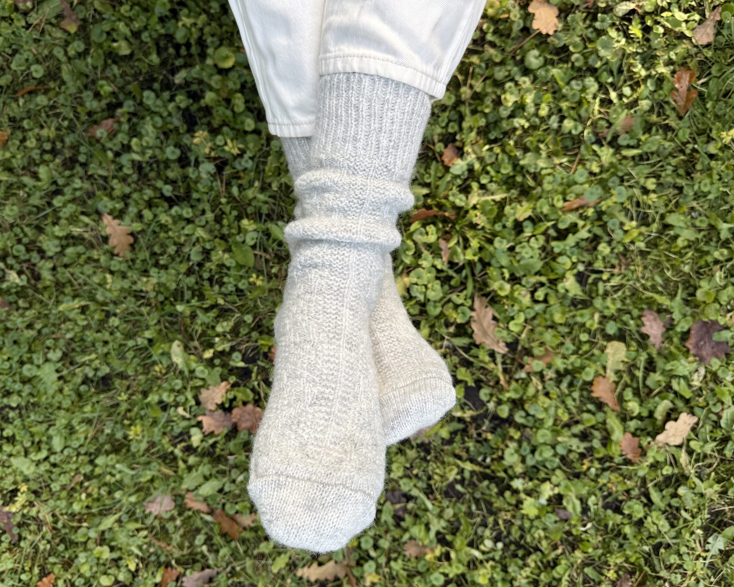 WoolLando New Zealand sheep wool socks GREY