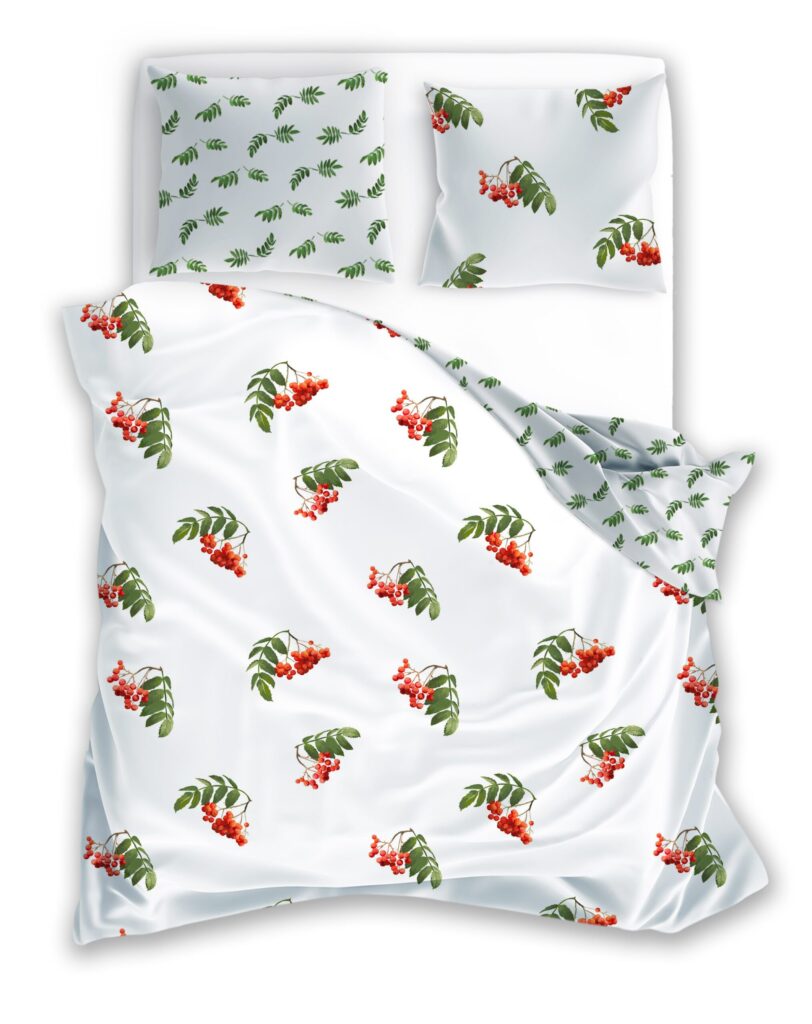 SEA BUCKTHORN cotton bedding set 140x200