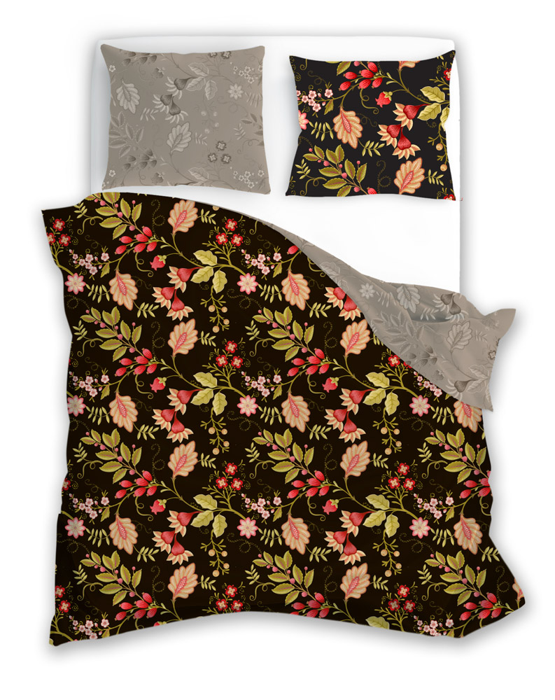 DARK LEAF cotton bedding set