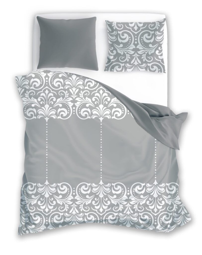 GREY CLASSIC cotton bedding set 180x200