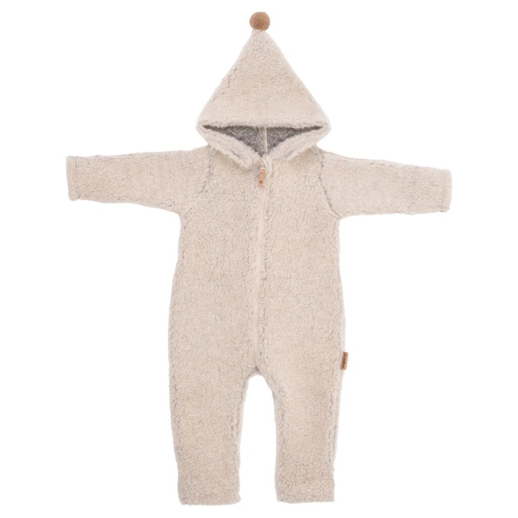 Zaffiro children's lambswool jumpsuit CHROME