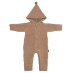 Zaffiro children's lambswool rompersuit BROWN