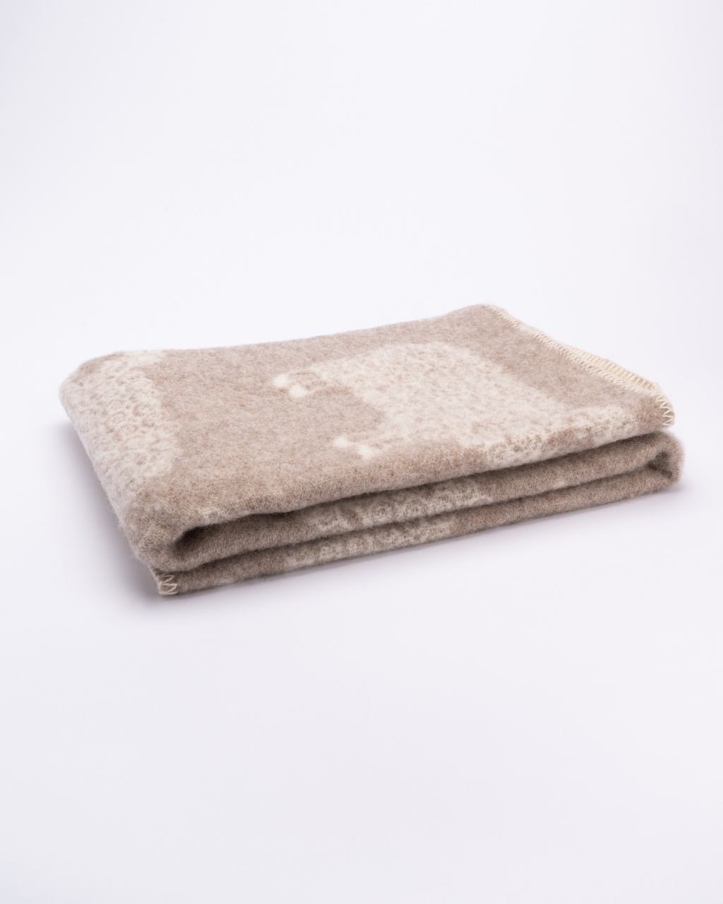 Children's woollen CREAM LAMB blanket