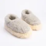 WoolLando natural merino wool slippers PRINCESS