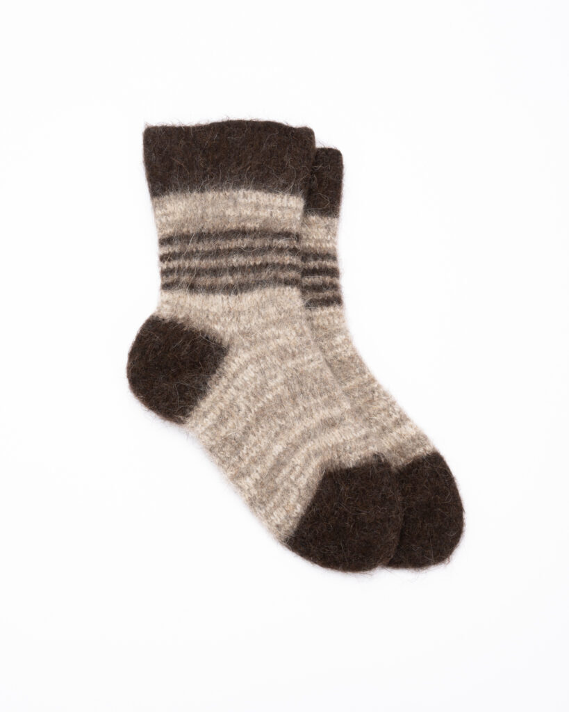 WoolLando natural 100% dog wool socks