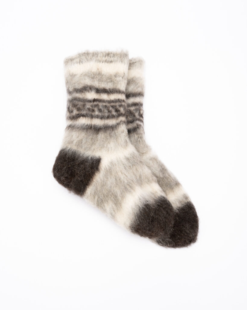 WoolLando natural 100% siberian husky wool socks