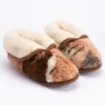 WoolLando natural merino wool slippers BROWNIE