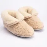 WoolLando natural merino wool slippers CORAL