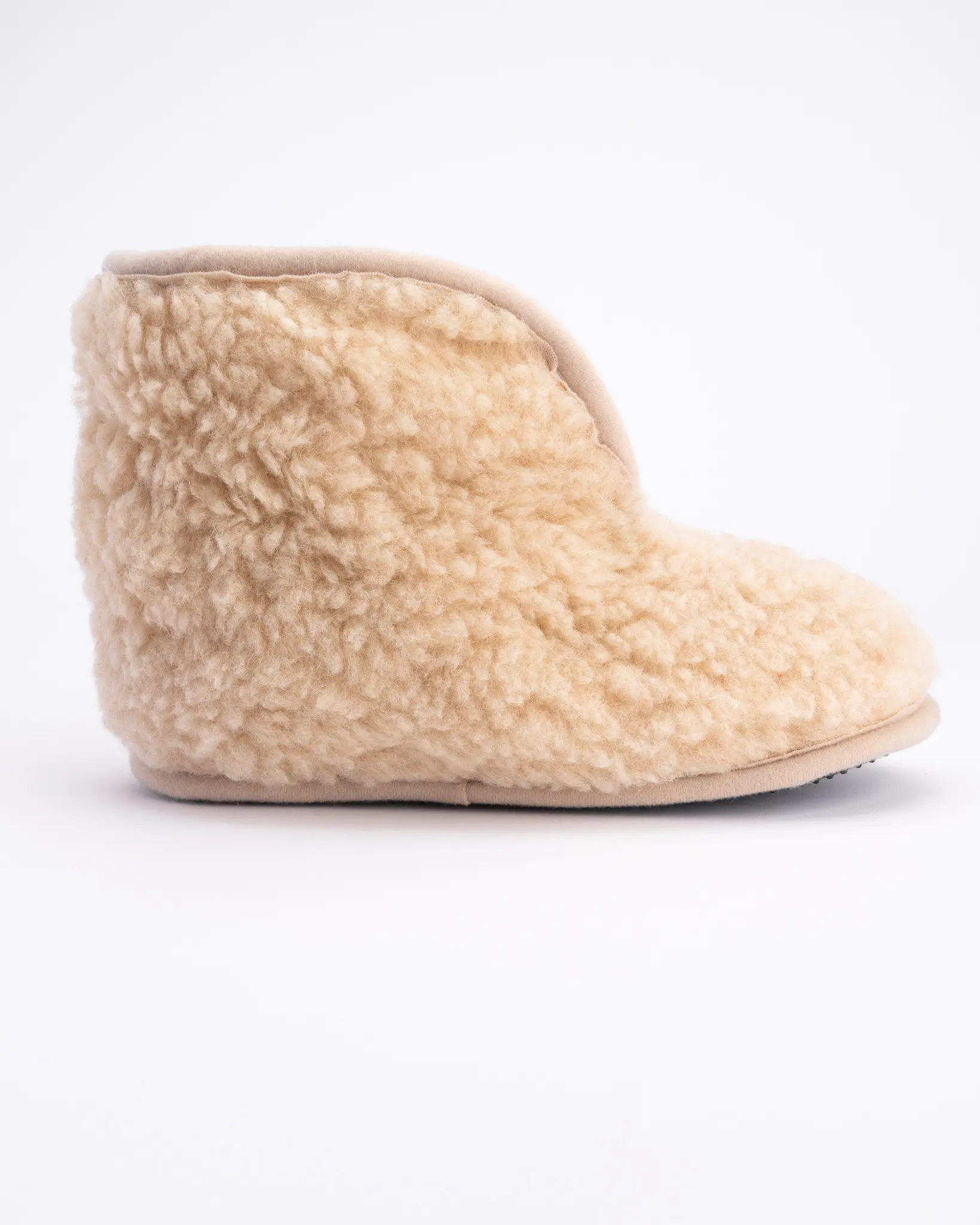 WoolLando natural merino wool slippers CORAL