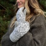 Women's merino wool gloves FROST