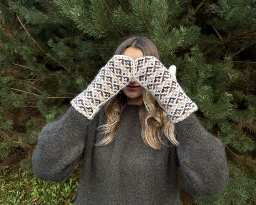 Women's merino wool gloves TRUFFELS