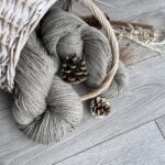 100% natural sheep wool yarn CHAKI - 1kg