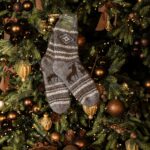 Natural merino wool socks DEER