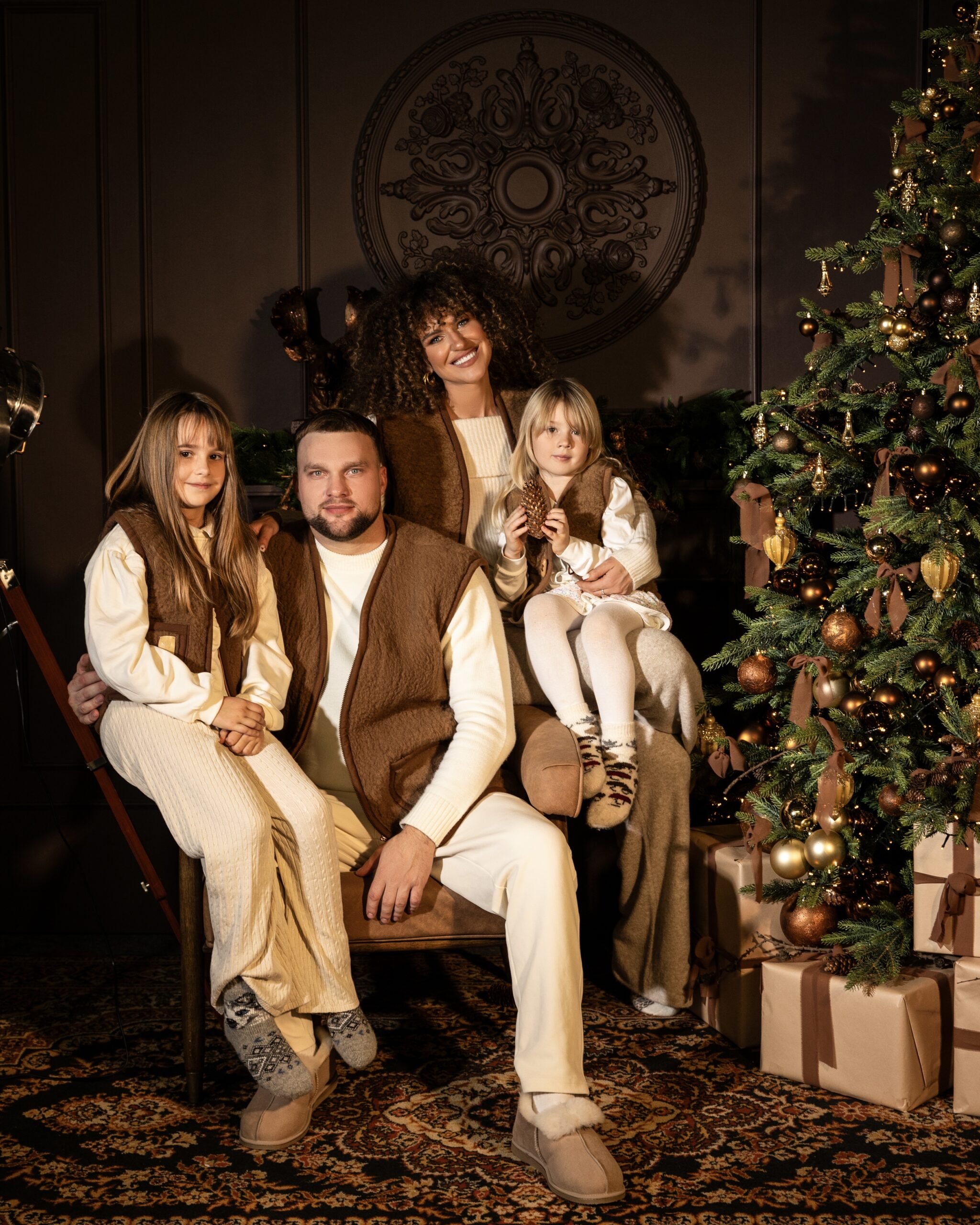 Camel wool BROWN vest