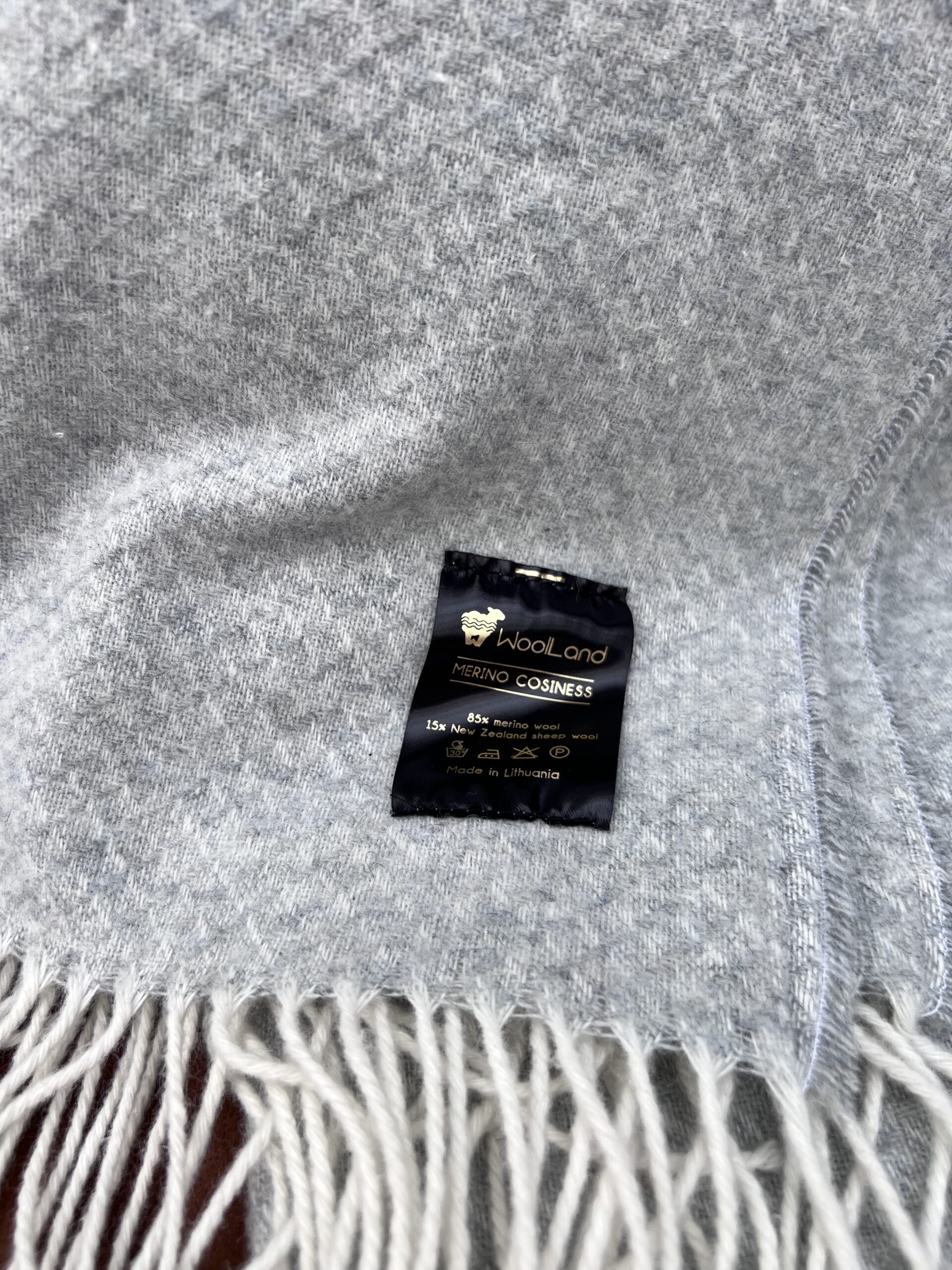 WOOLLAND Merino Cosiness Soft Luxury Plaid