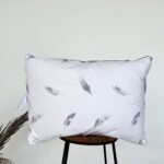 Ergonomic FEATHER three compartment pillow