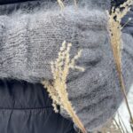 Men's angora wool gloves GRAFFITY