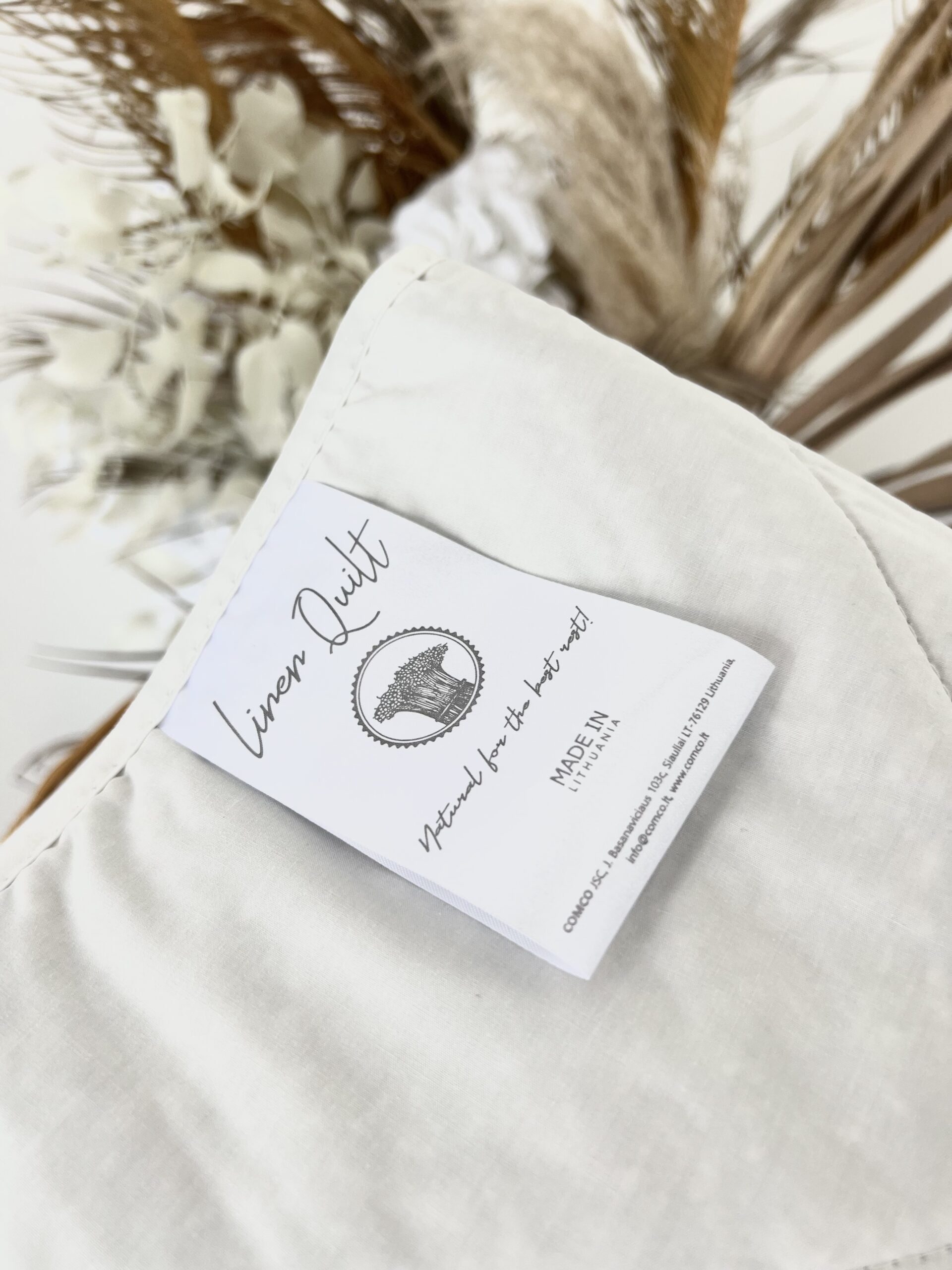 LINAS luxury anti-allergy natural bedding set