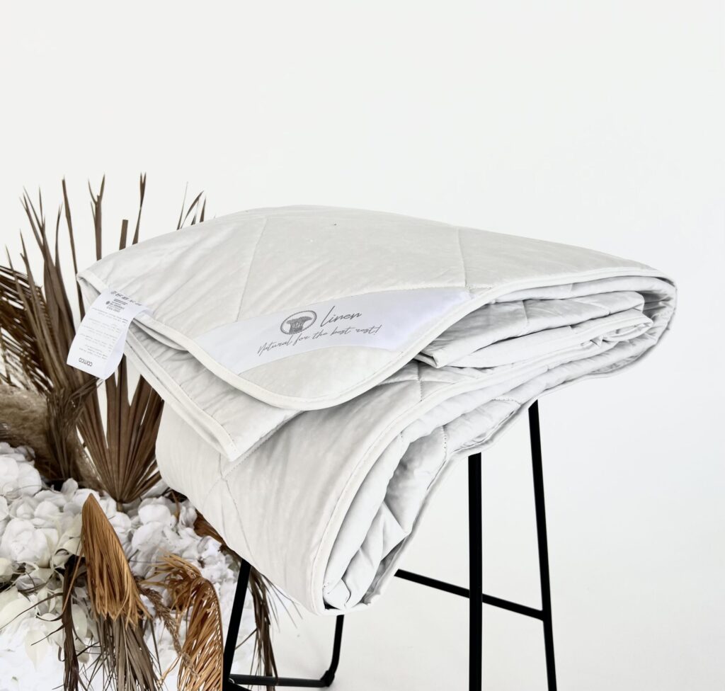 Luxury anti-allergy blanket natural LINAS