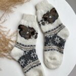 WoolLando merino wool socks SQUIRREL