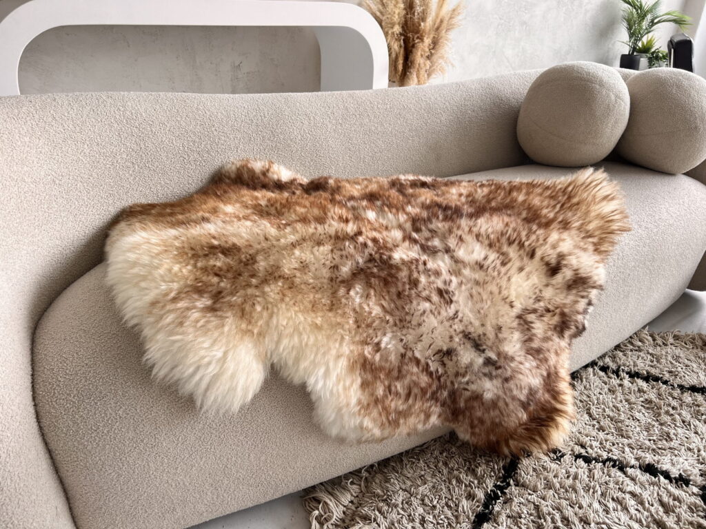 Natural Merino Brown Sheepskin 80x120 cm