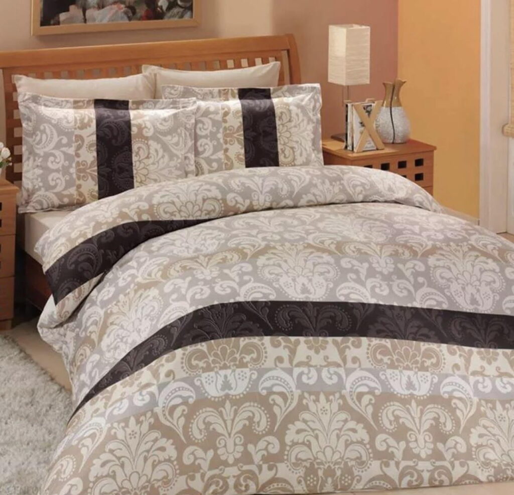 VALENTINI PREMIUM cotton satin king size bedding set