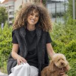 Merino wool collared DARK GREY vest 'UNISEX'