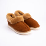 WoolLando women's genuine fur suede leather boots