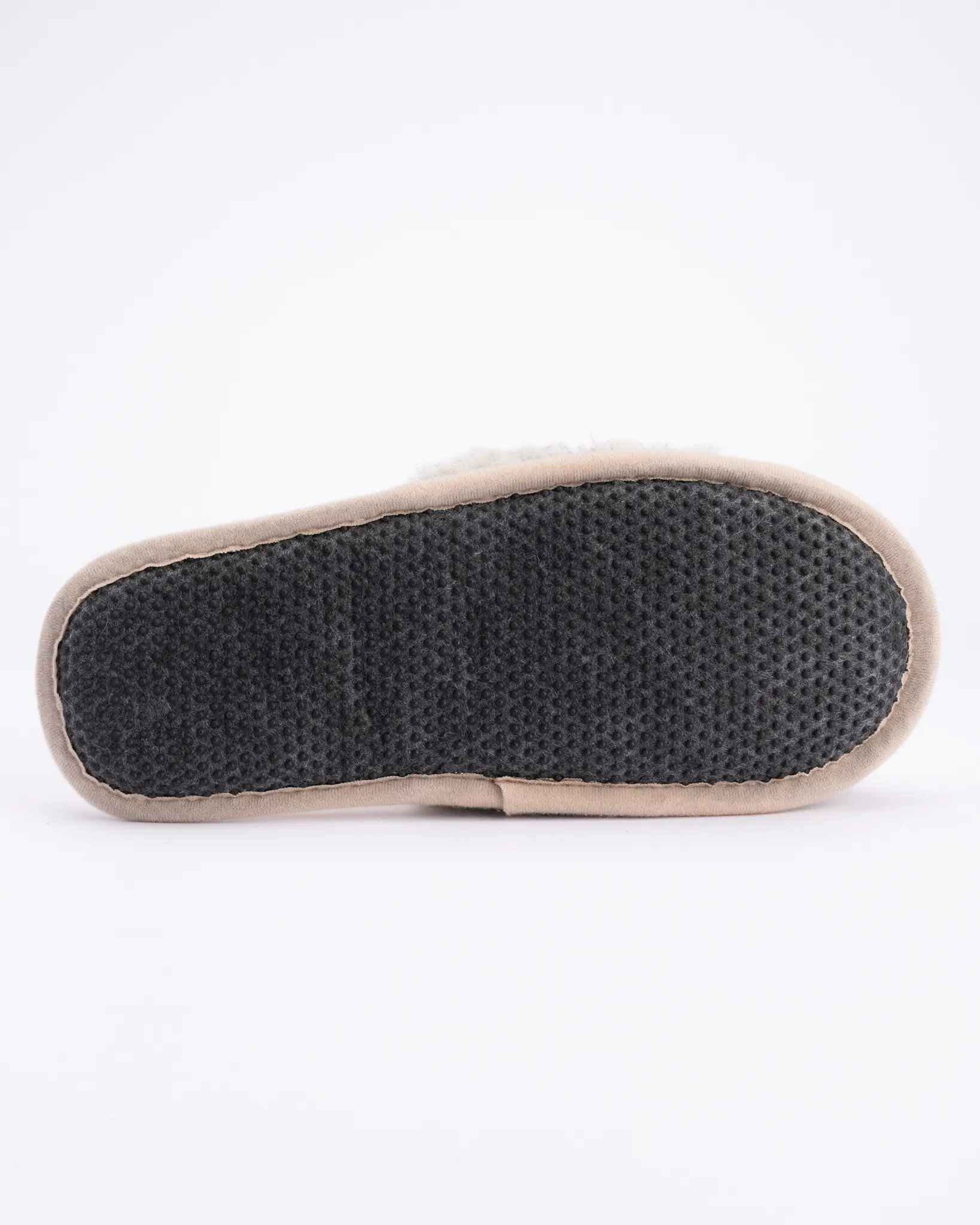 WoolLando natural merino wool light grey slippers