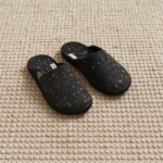 WoolLando natural wool felted slippers PELSI