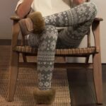 WoolLando women's genuine fur leather brown boots