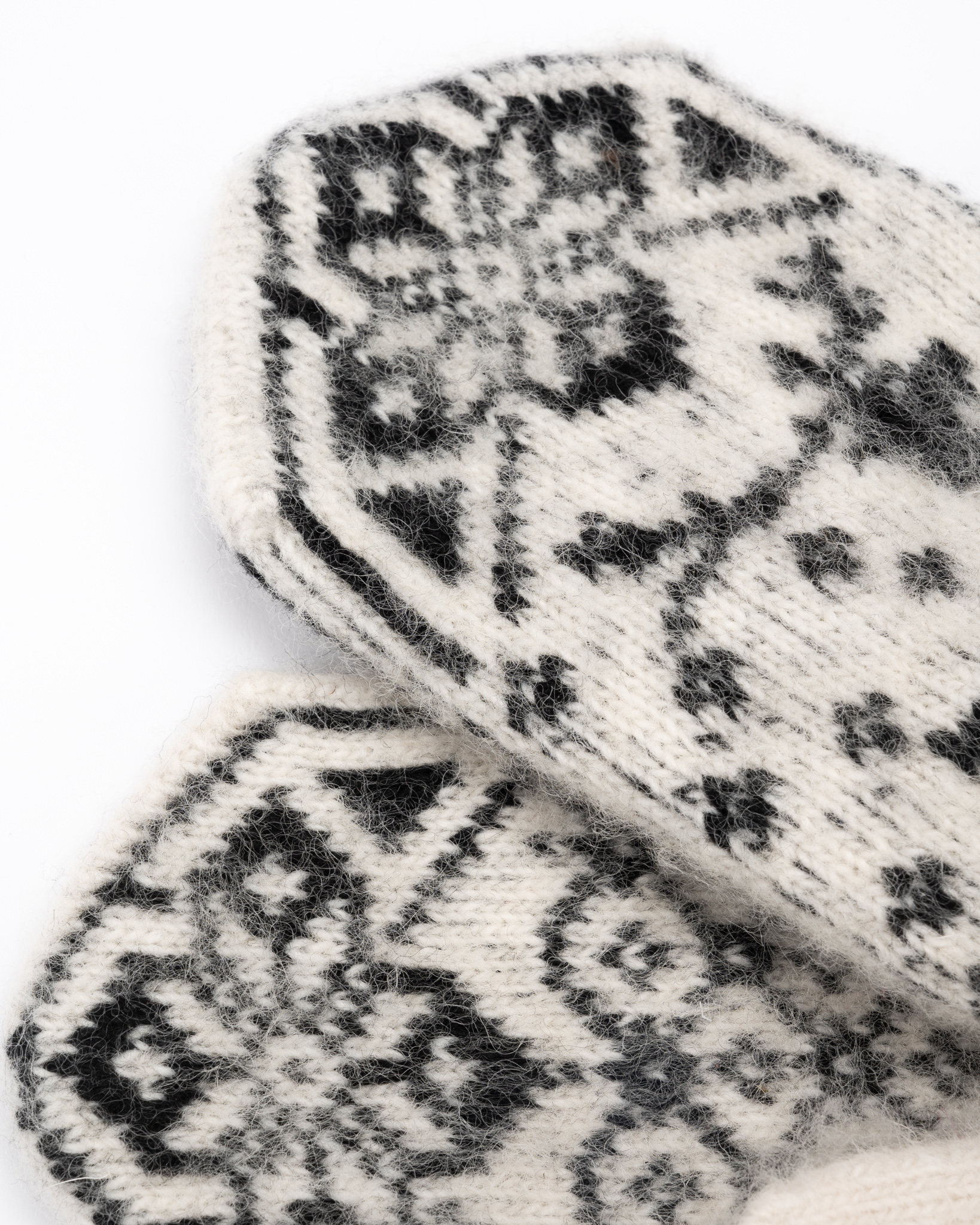 Women's merino wool gloves WHITE DEER