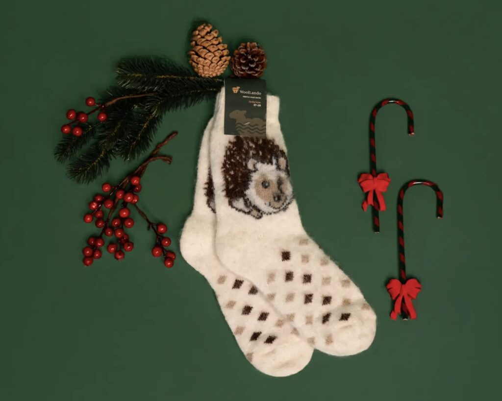 Merino wool socks HEDGEHOG