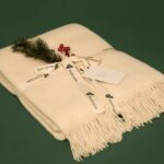 WoolLando 100% NEW ZEALAND wool luxury blanket WHITE