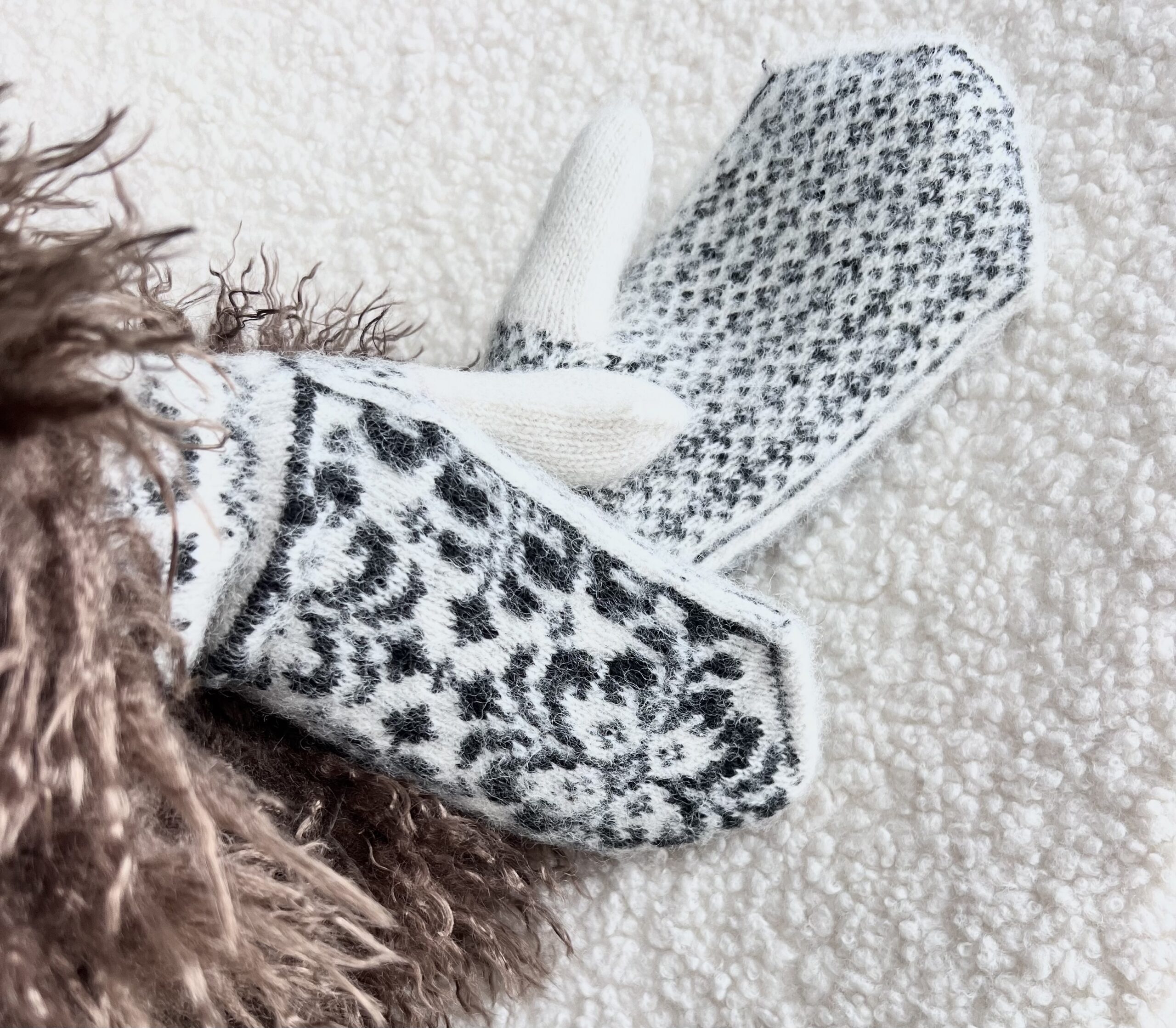 Women's merino wool mittens SPEIGAS