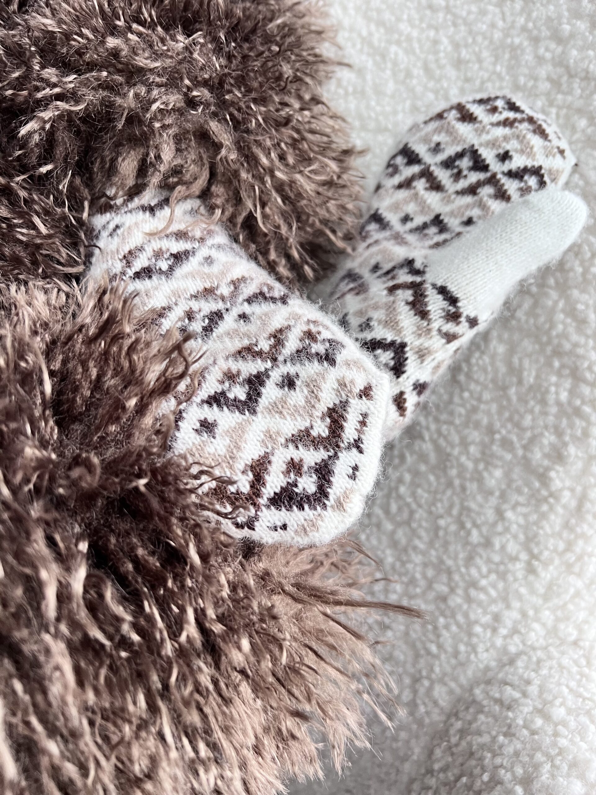 Women's merino wool mittens TRIUFELIS
