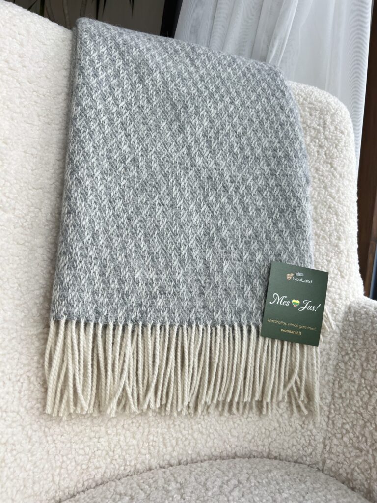 Woolland MERINO COSINESS Exclusive Night Sky Fleece Plaid 140x200