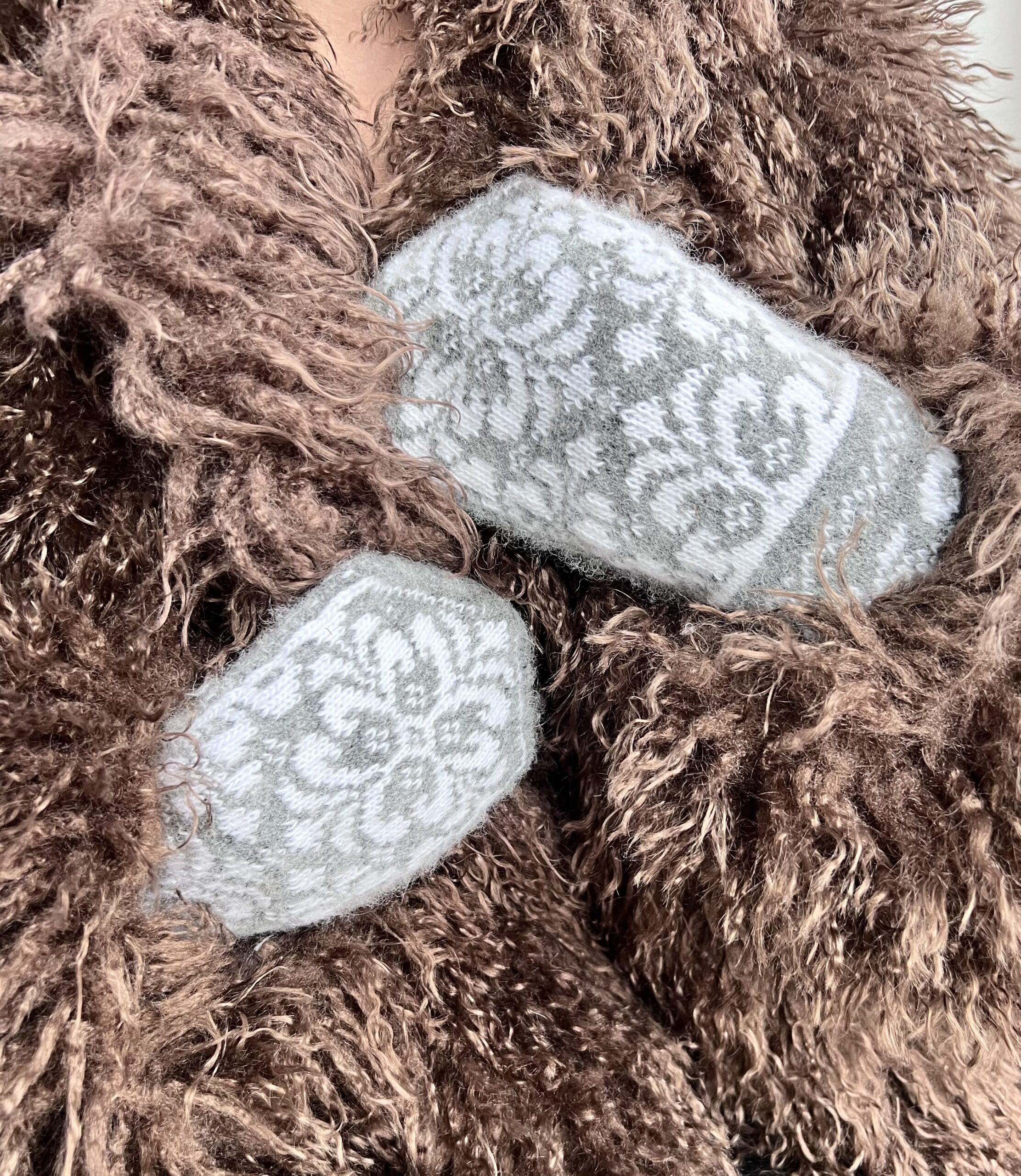 Women's merino wool mittens SPEIGAS